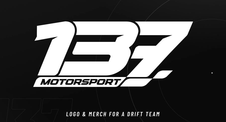 Motorsport logo and merch