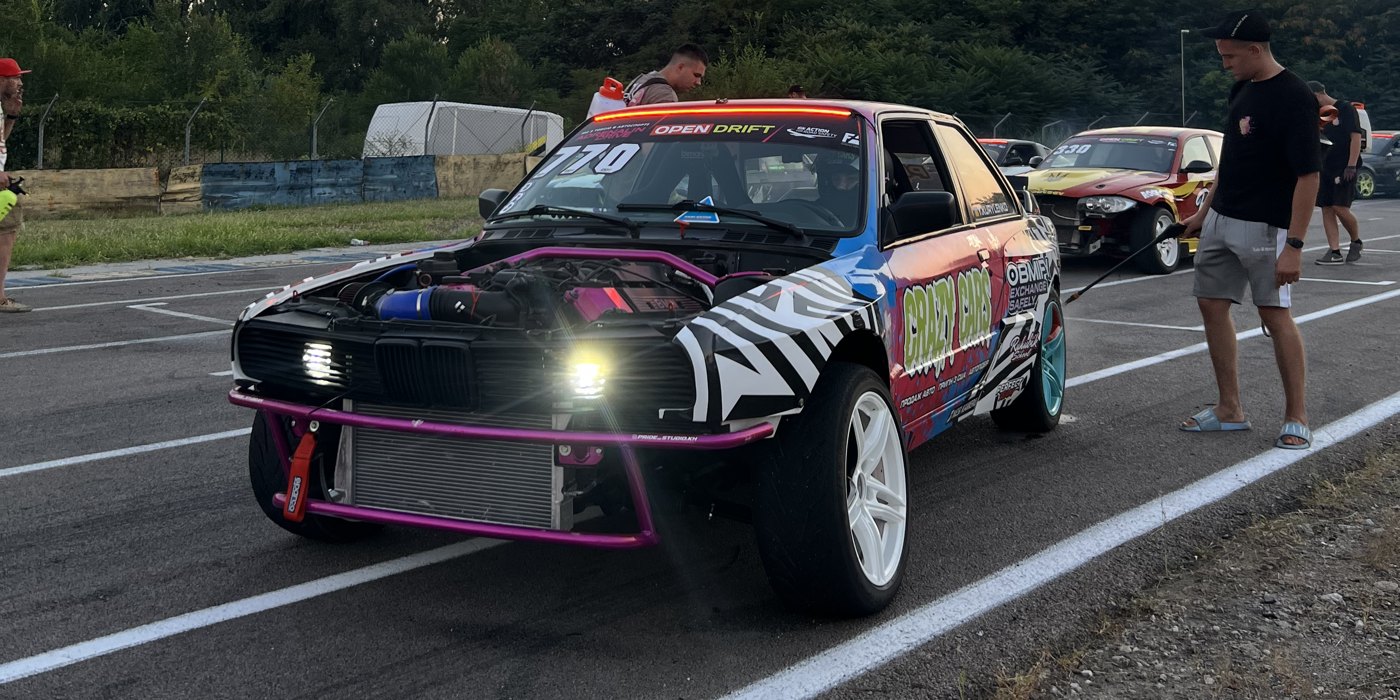 BMW E30 drift livery
